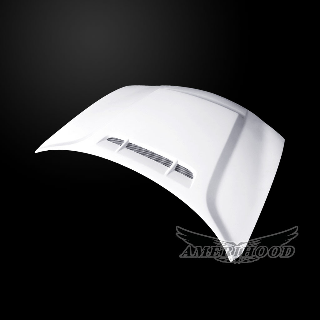 Image 4 - Demon Style Dual-Functional Ram Air Hood Fiberglass for 2015-2023 Dodge Charger by Amerihood - DC15AHDEMFHW
