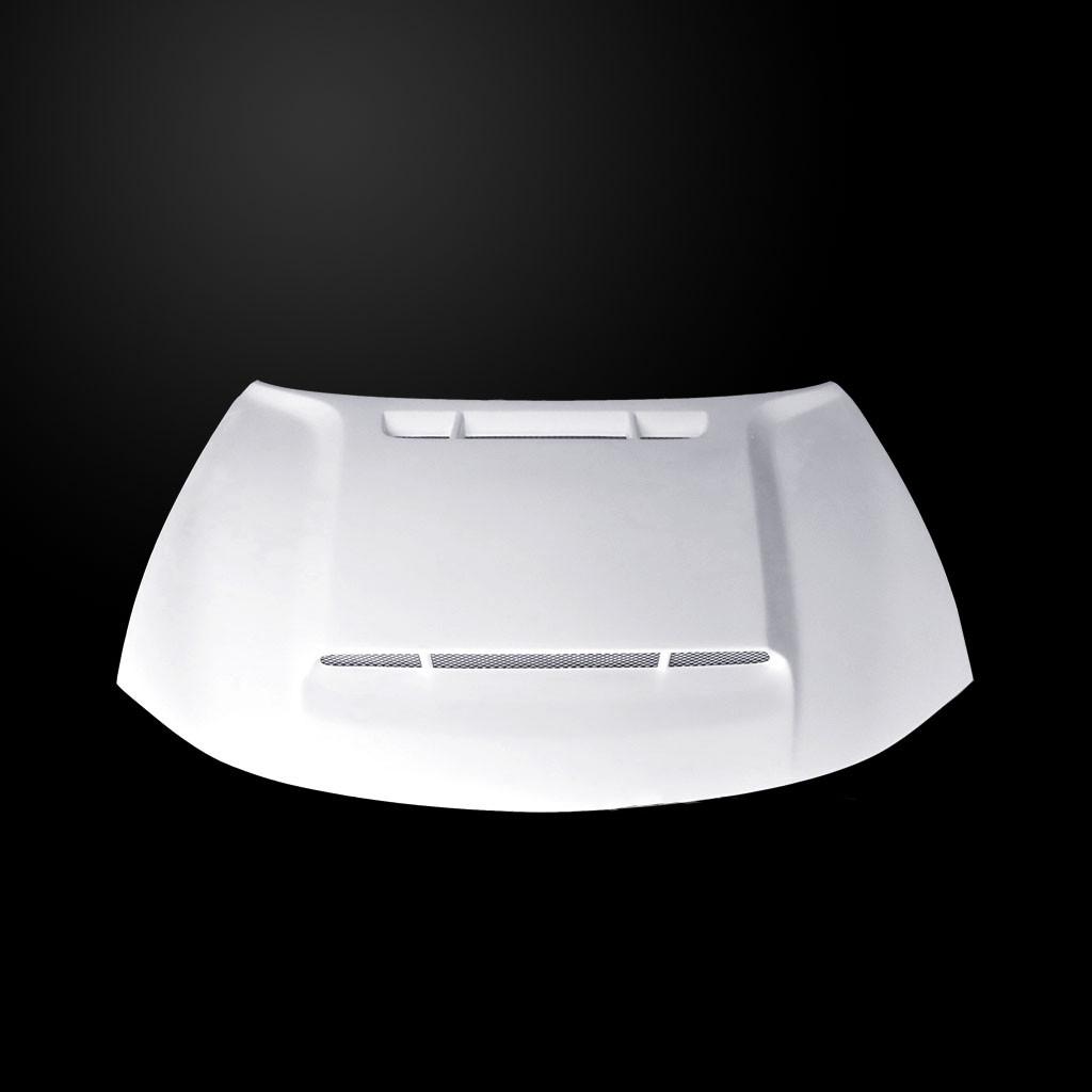 Image 6 - Demon Style Dual-Functional Ram Air Hood Fiberglass for 2015-2023 Dodge Charger by Amerihood - DC15AHDEMFHW