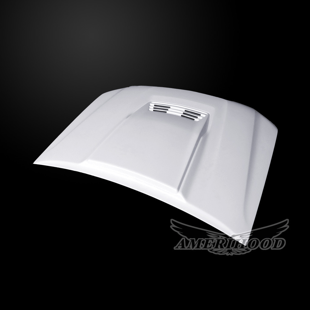 Image 4 - Type-ZR2 Heat-Extractor Functional Fiberglass Hood for 2015-2022 Chevrolet Colorado by Amerihood - CCR15AHZR2FHW