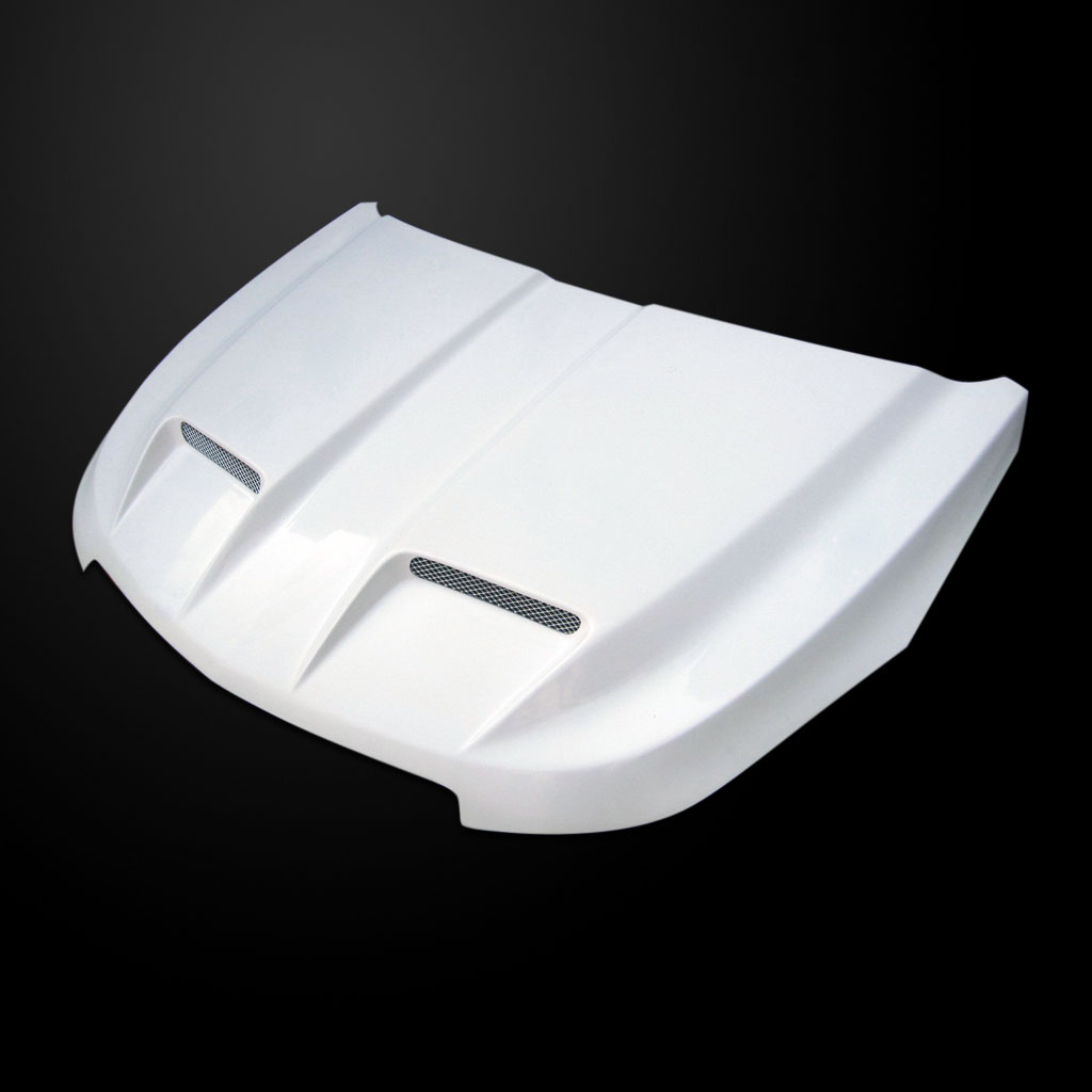 Image 1 - WS6 Functional Ram-Air Fiberglass Hood for 2011-2015 Chevrolet Cruze by Amerihood - CCZ11AHWS6FHW