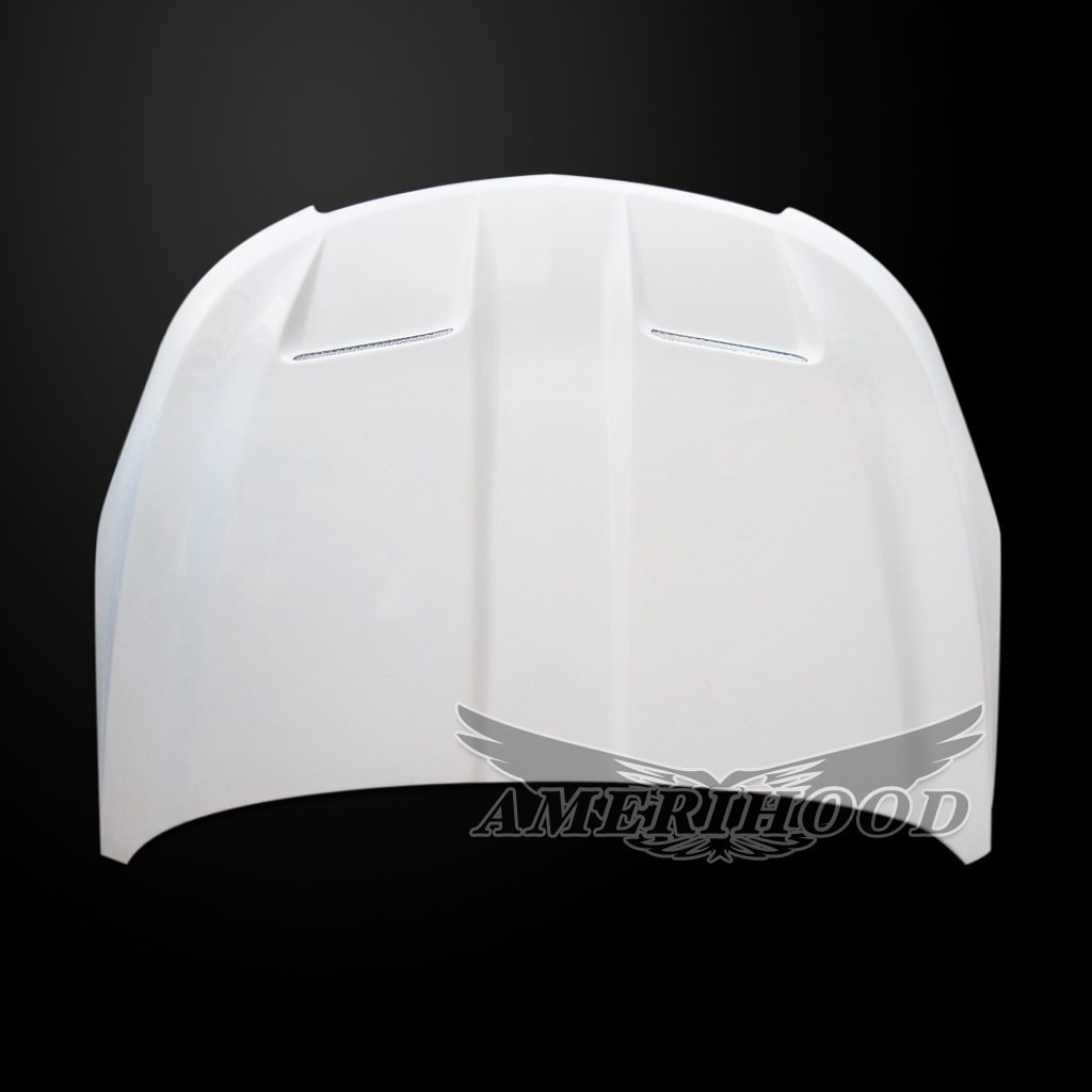 Image 6 - WS6 Functional Ram-Air Fiberglass Hood for 2011-2015 Chevrolet Cruze by Amerihood - CCZ11AHWS6FHW
