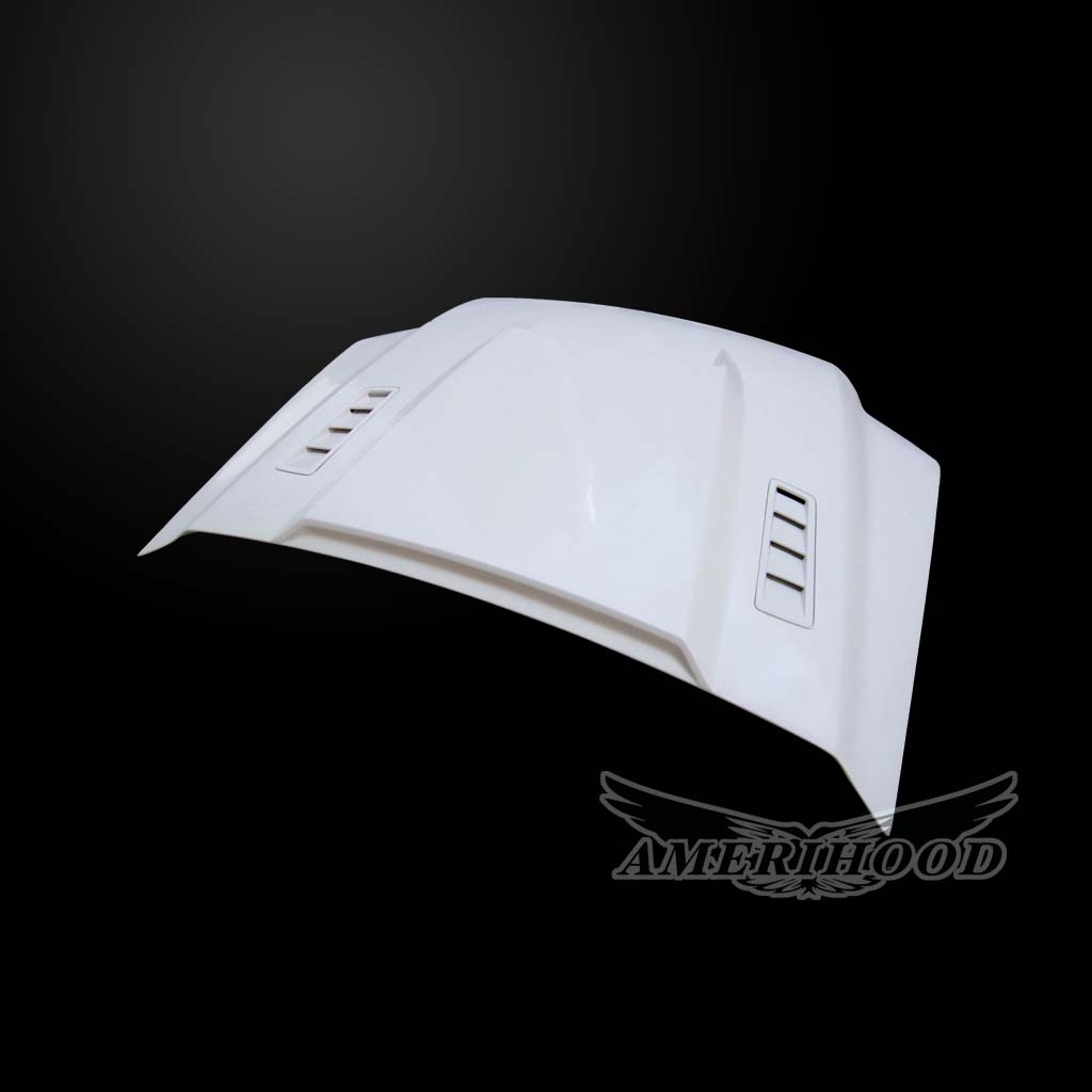 Image 6 - SSK Fiberglass Dual-Functional Ram Air Hood for 2000-2006 Ford Excursion by Amerihood - FEXC00AHSSKFHW