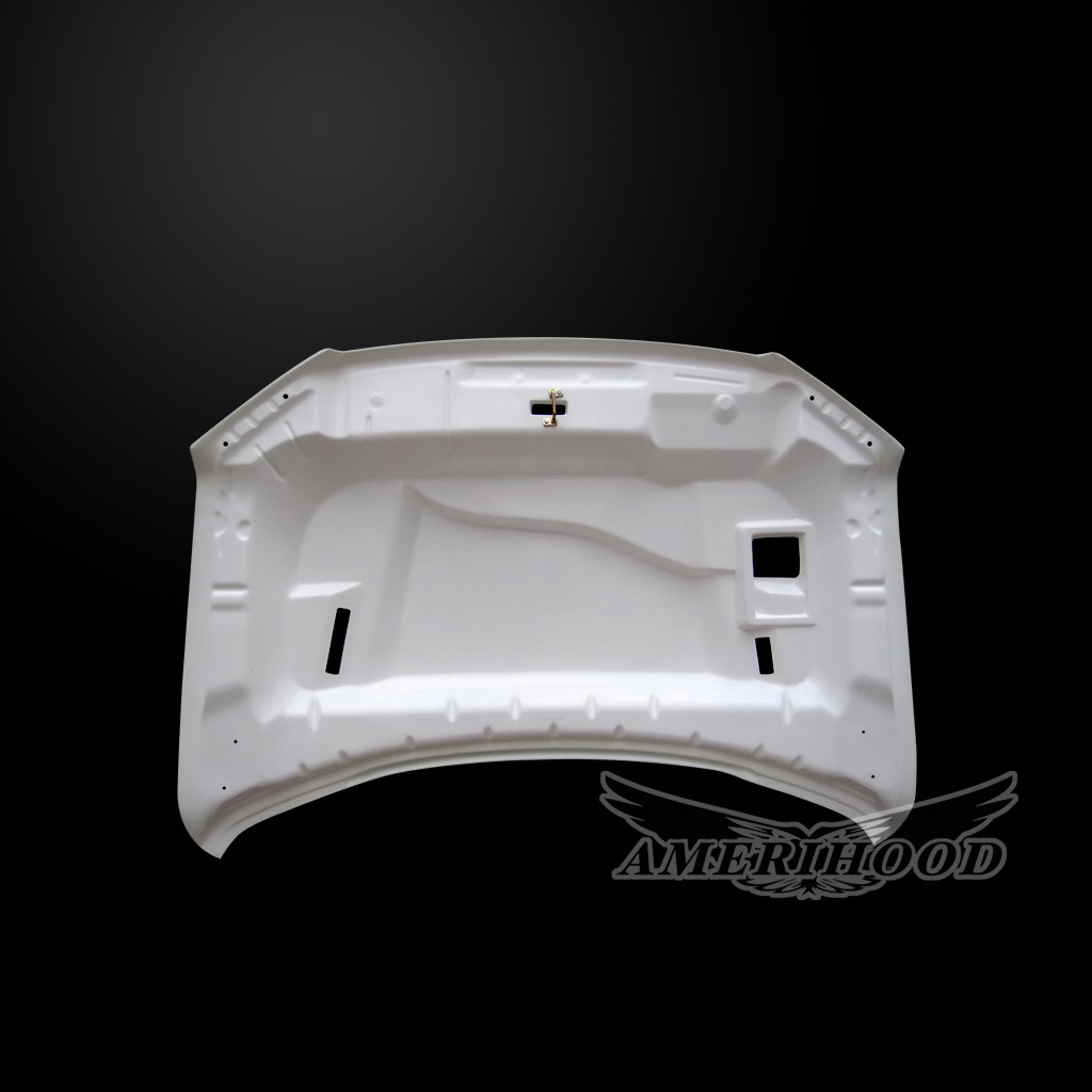 Image 5 - SSK Dual-Functional Ram Air Fiberglass Hood for 2015-2020 Ford F-150 by Amerihood - F1515AHSSKFHW