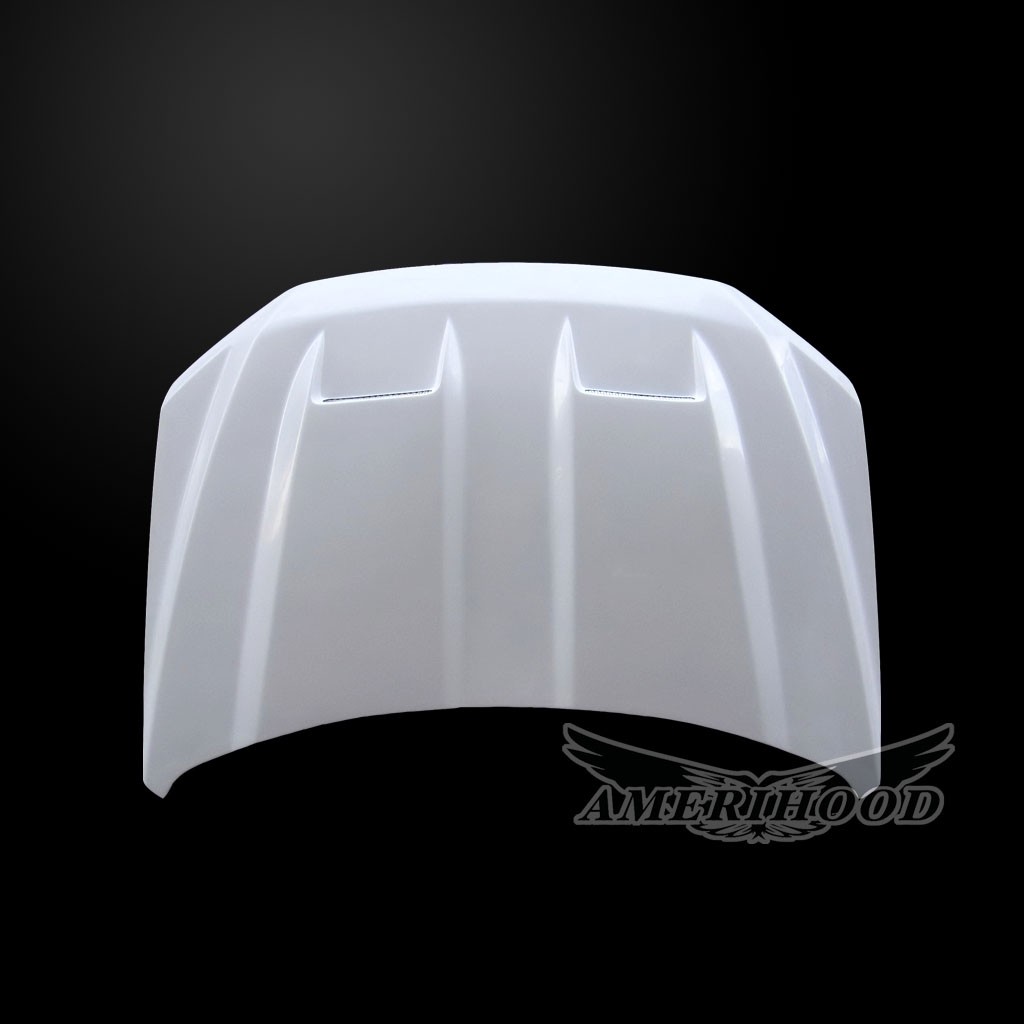 Image 4 - Type-S Functional Ram-Air Fiberglass Hood for 2015-2020 Ford F-150 by Amerihood - F1515AHTSFHW