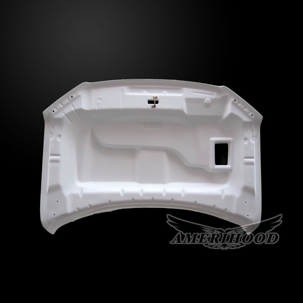 Image 5 - Type-S Functional Ram-Air Fiberglass Hood for 2015-2020 Ford F-150 by Amerihood - F1515AHTSFHW