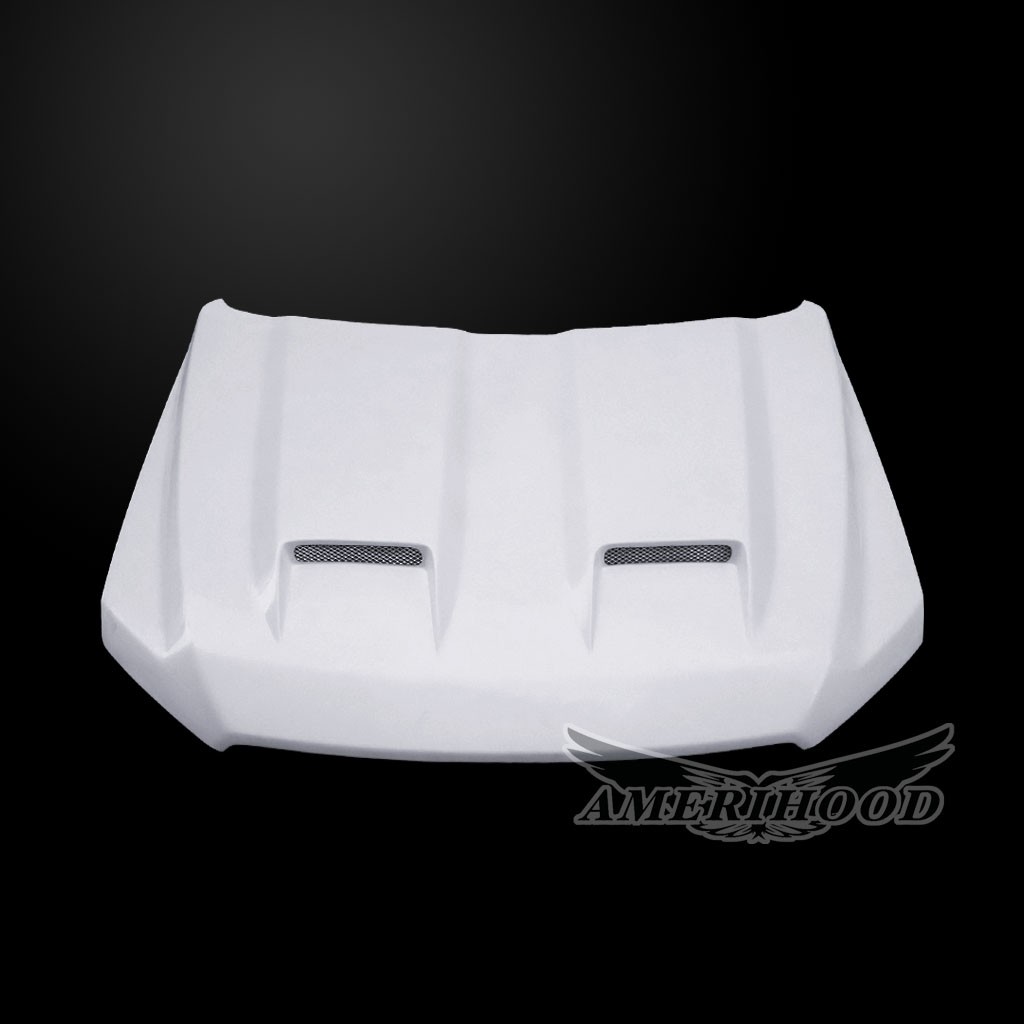 Image 6 - Type-S Functional Ram-Air Fiberglass Hood for 2015-2020 Ford F-150 by Amerihood - F1515AHTSFHW