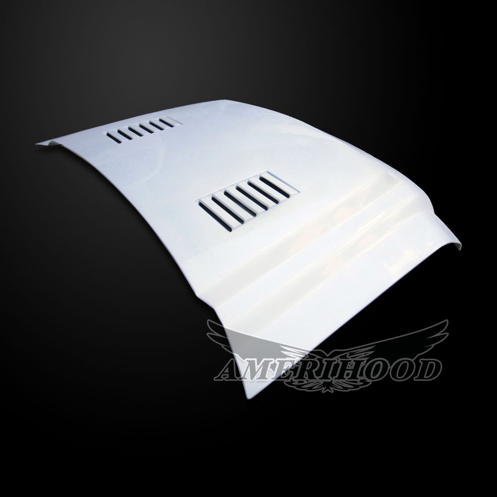 Image 5 - Type-E Dual-Functional Ram Air Hood Fiberglass for 2008-2010 Ford F-250 Super Duty by Amerihood - F2508AHTEFHW