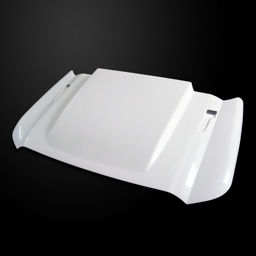 Image 6 - 3" Cowl Dual-Functional Ram Air Fiberglass Hood for 2011-2016 Ford F-250 Super Duty by Amerihood - F2511AHCWLFHW