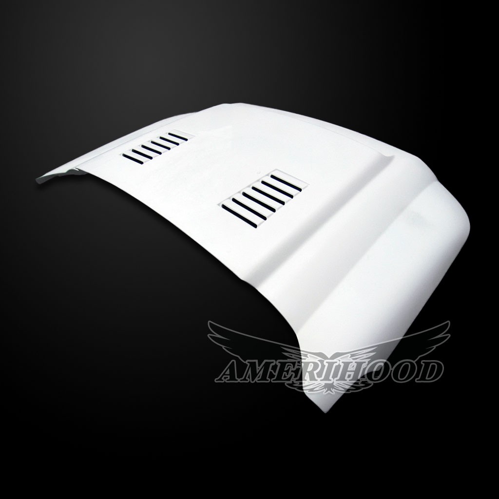 Image 4 - Type-E Dual-Functional Ram Air Hood Fiberglass for 2011-2016 Ford F250/F350 Super Duty by Amerihood - F2511AHTEFHW