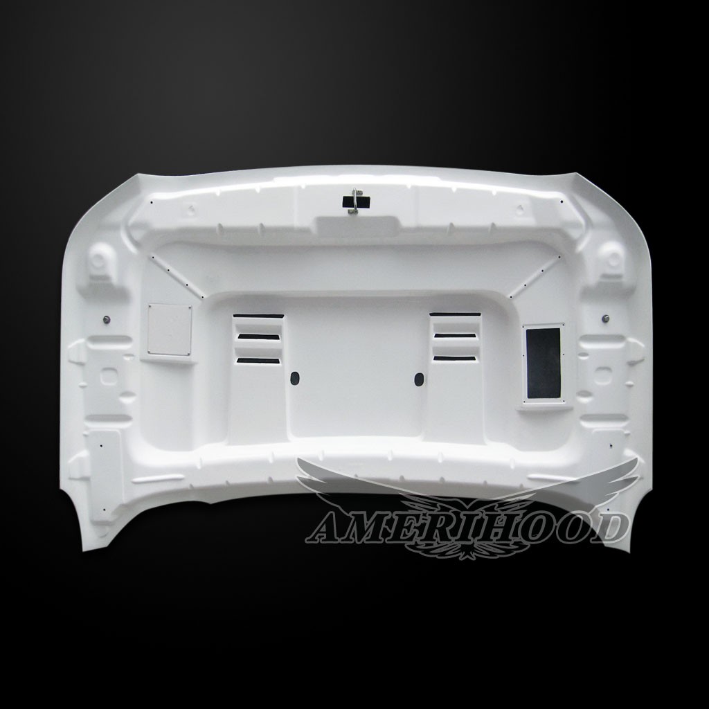 Image 5 - Type-E Dual-Functional Ram Air Hood Fiberglass for 2011-2016 Ford F250/F350 Super Duty by Amerihood - F2511AHTEFHW