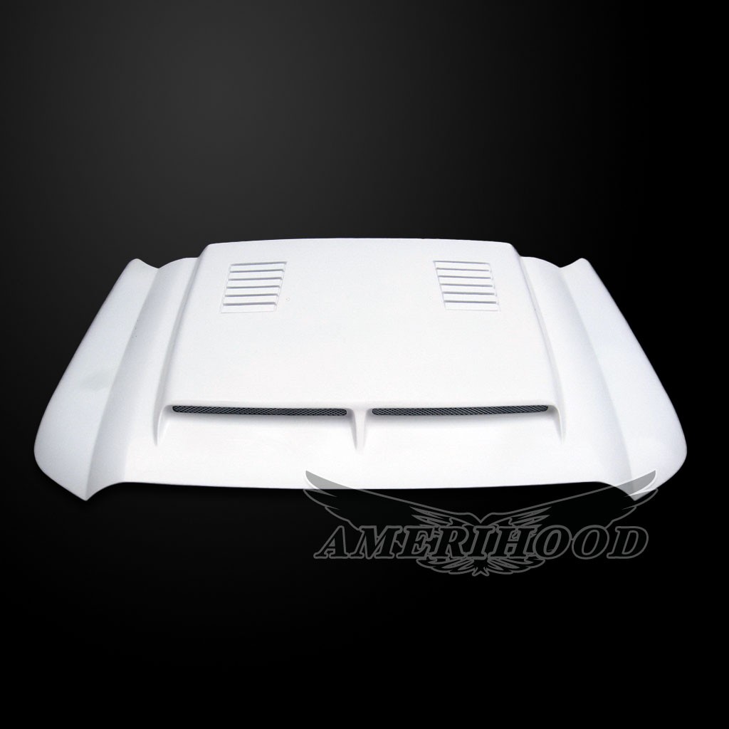 Image 6 - Type-E Dual-Functional Ram Air Hood Fiberglass for 2011-2016 Ford F250/F350 Super Duty by Amerihood - F2511AHTEFHW