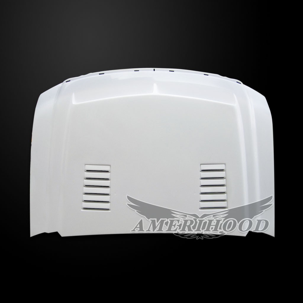 Image 6 - Type-E Dual-Functional Ram Air Hood Fiberglass for 2009-2010 Ford F-450 Super Duty by Amerihood - F4509AHTEFHW