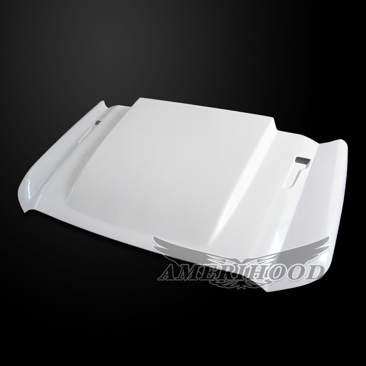 Image 8 - 3" Cowl Fiberglass Dual-Functional Ram Air Hood for 2011-2016 Ford F-450 Super Duty by Amerihood - F4511AHCWLFHW
