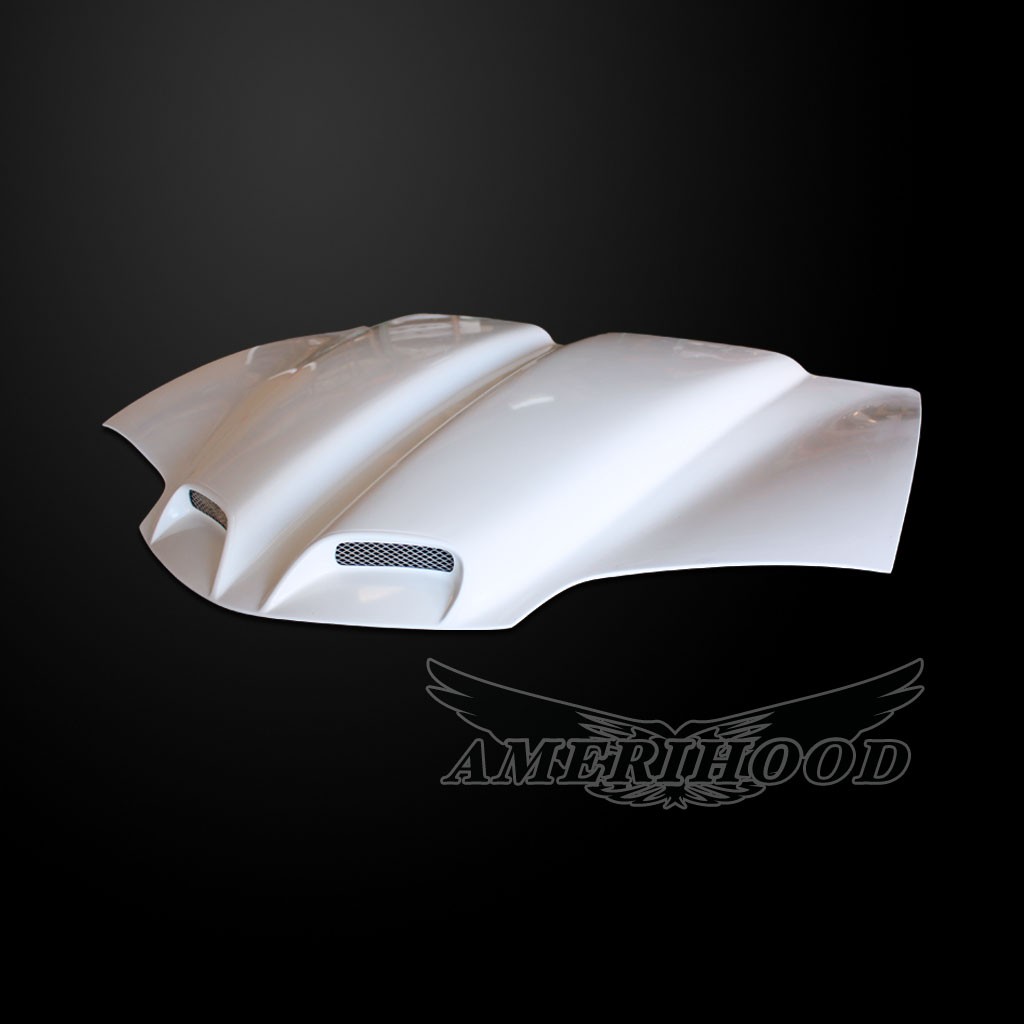 Image 7 - WS6 Functional Ram-Air Hood Fiberglass for 1998-2002 Pontiac Firebird by Amerihood - PF98AHTSFHW