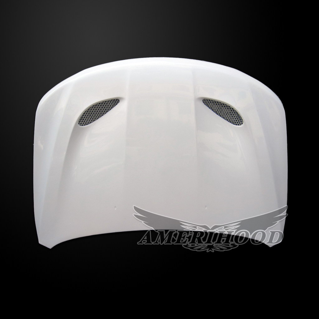 Image 7 - WK SRT8-Style Heat-Extractor Functional Fiberglass Hood for 2022-2023 Jeep Grand Cherokee by Amerihood - JGC22AHSRT8FHWWK