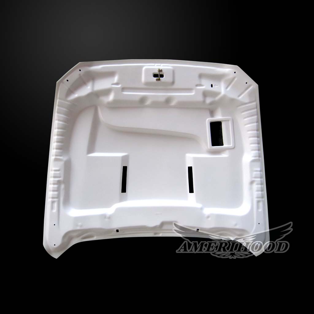 Image 4 - V6/GT/Ecoboost SSE Fiberglass Dual-Functional Ram Air Hood for 2015-2017 Ford Mustang by Amerihood - FM15AHSSEFHW