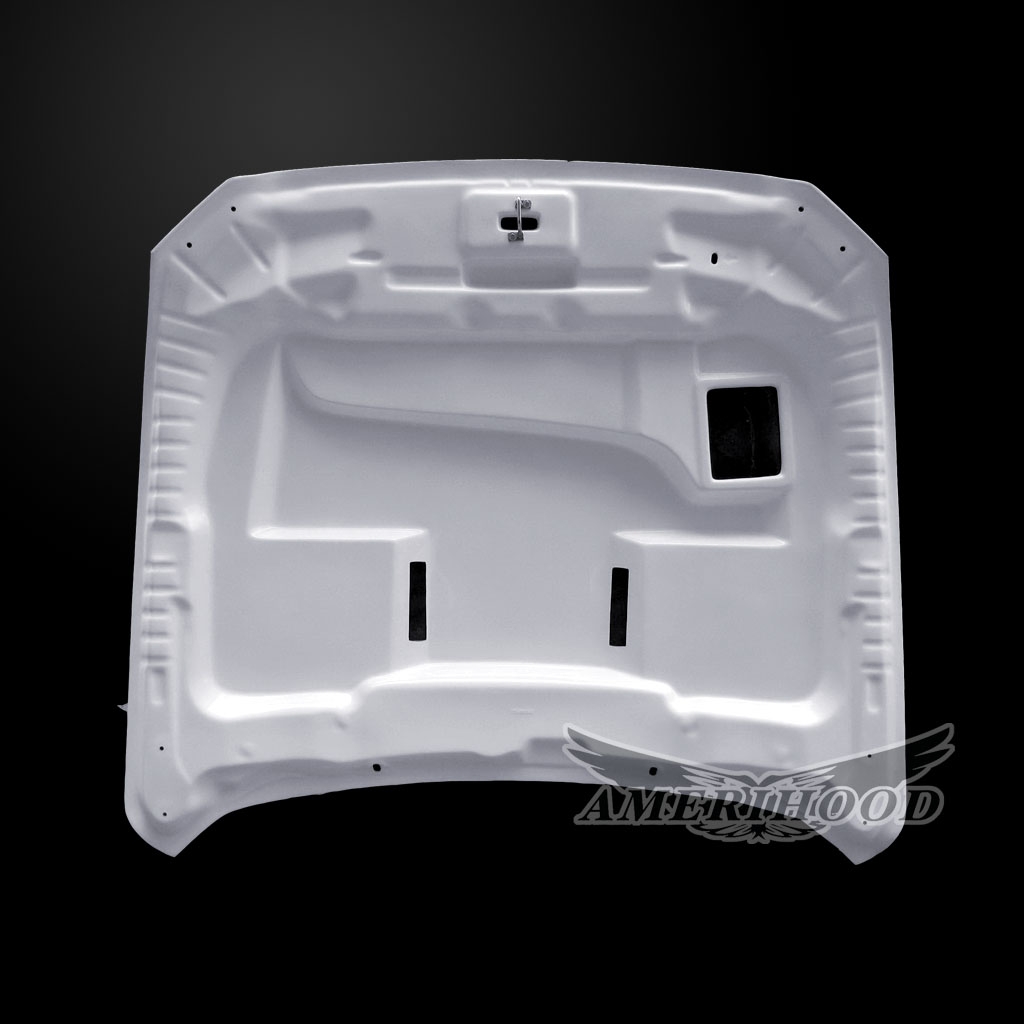 Image 6 - V6/GT/Ecoboost Type-E Fiberglass Dual-Functional Ram Air Hood for 2015-2017 Ford Mustang by Amerihood - FM15AHTEFHW