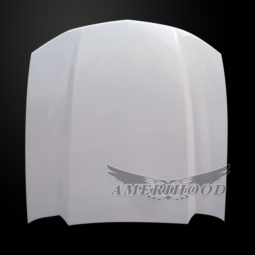 Image 7 - GT500 3" Cowl Functional Heat Extractor Fiberglass Hood for 2007-2009 Ford Mustang by Amerihood - FM05AHCWLFHW500