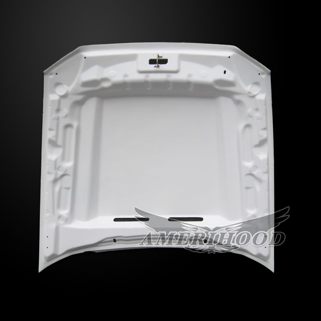 Image 7 - GT500 3" Cowl Functional Heat Extractor Fiberglass Hood for 2010-2014 Ford Mustang by Amerihood - FM10AHCWLFHW500