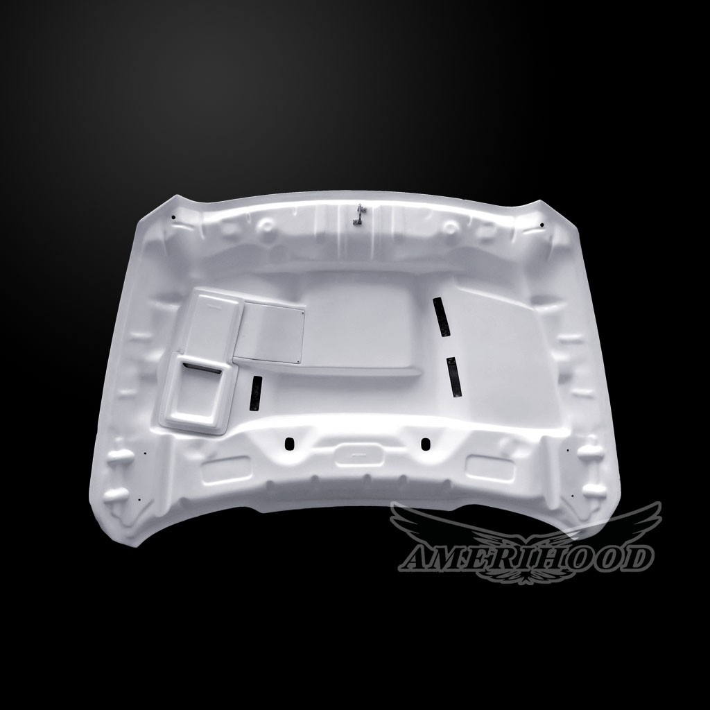 Image 7 - SSK Dual-Functional Ram Air Hood Fiberglass for 2010-2018 Dodge Ram 2500 by Amerihood - DR10AHSSKFHW25