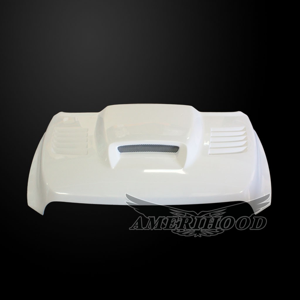 Image 8 - SSK Dual-Functional Ram Air Hood Fiberglass for 2010-2018 Dodge Ram 2500 by Amerihood - DR10AHSSKFHW25