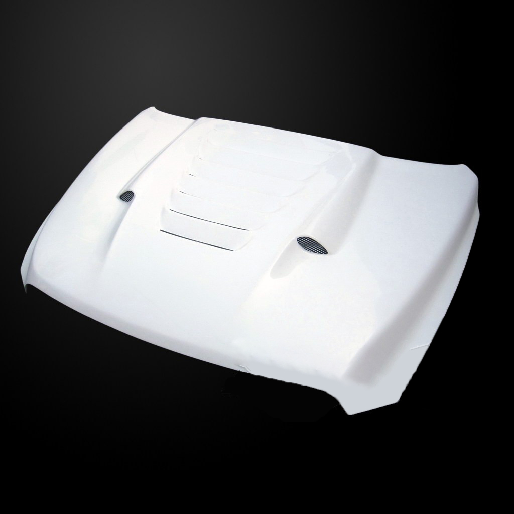 Image 7 - Type-S Dual-Functional Ram Air Hood Fiberglass for 2010-2018 Dodge Ram 2500/3500 by Amerihood - DR10AHTSFHW35