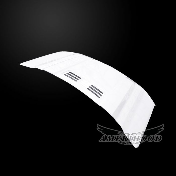 Image 2 - BFT Dual-Functional Ram Air Hood Fiberglass for 2019-2024 Chevrolet Silverado 1500 by Amerihood - CS19AHBFTFHW