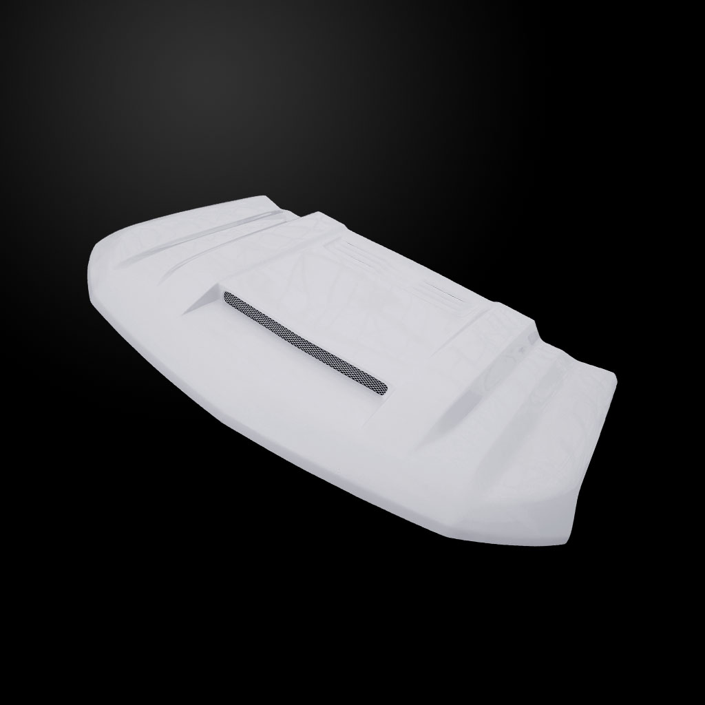 Image 3 - BFT Dual-Functional Ram Air Hood Fiberglass for 2019-2024 Chevrolet Silverado 1500 by Amerihood - CS19AHBFTFHW