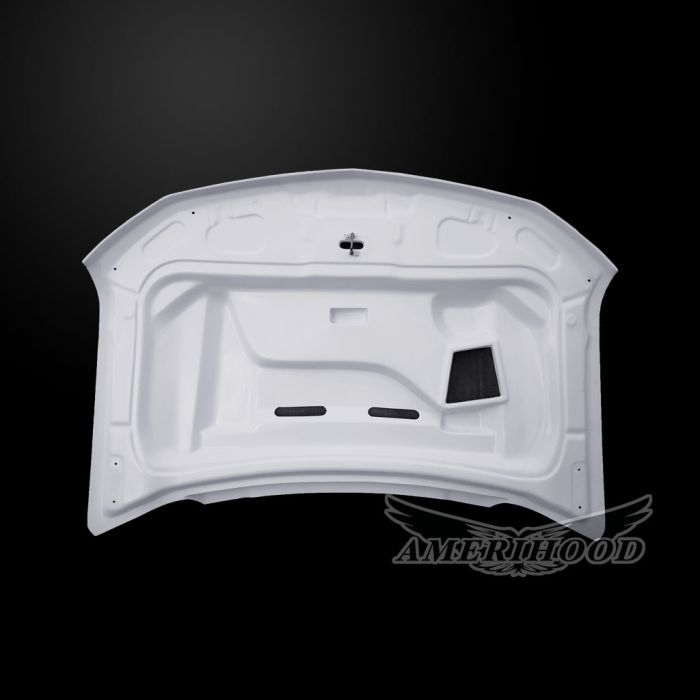 Image 6 - BFT Dual-Functional Ram Air Hood Fiberglass for 2019-2024 Chevrolet Silverado 1500 by Amerihood - CS19AHBFTFHW