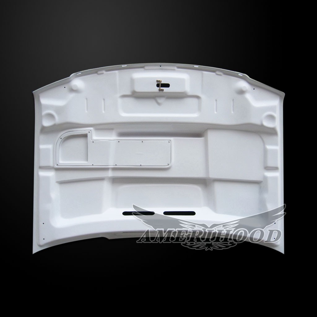 Image 6 - Cowl Dual-Functional Ram Air Hood Fiberglass for 2007-2010 GMC Sierra 2500 by Amerihood - GS07AHCWL1FHW25
