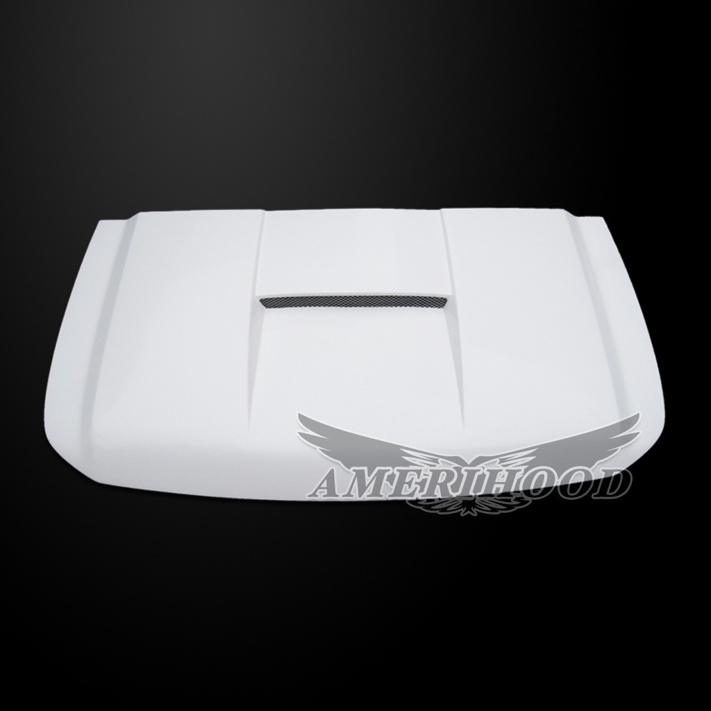 Image 4 - Type-S Functional Ram-Air Hood Fiberglass for 2004-2014 Nissan Titan / Armada by Amerihood - NT04AHTSFHW