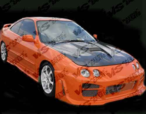 IMAGE 3 - 1994-2001 Acura Integra 2DR/4DR G Force Style Carbon Fiber Hood by ViS Racing - 94ACINT2DGF-010C