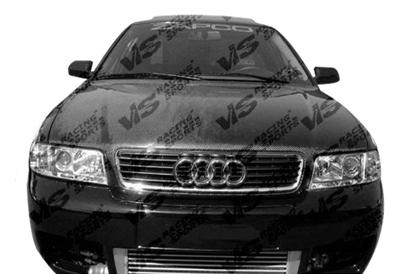 IMAGE 2 - 1996-2001 Audi A4 OEM Style Carbon Fiber Hood by ViS Racing - 96AUA44DOE-010C