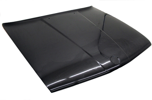 IMAGE 1 - 1984-1991 BMW 3-Series 2DR/4DR E30 OEM Style Carbon Fiber Hood by ViS Racing - 84BME302DOE-010C