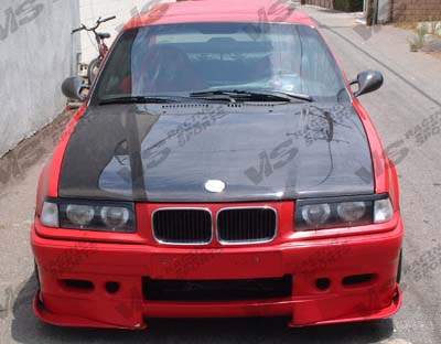 IMAGE 2 - 1992-1998 BMW 3-Series 2DR E36 OEM Style Carbon Fiber Hood by ViS Racing - 92BME362DOE-010C