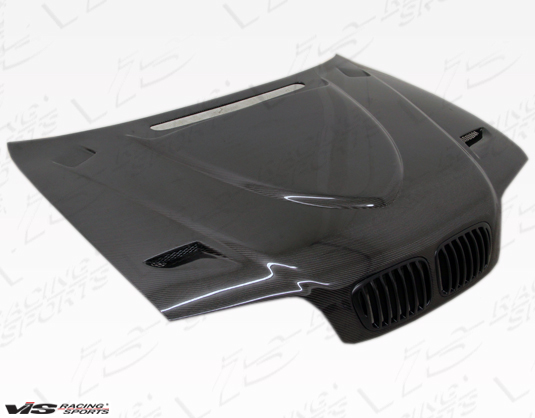 IMAGE 2 - 1999-2001 BMW 3-Series 4DR E46 Euro R Style Carbon Fiber Hood by ViS Racing - 99BME464DEUR-010C