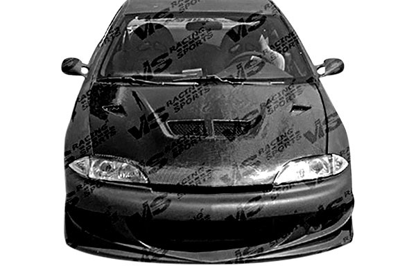 IMAGE 1 - 2003-2005 Chevrolet Cavalier 2DR/4DR EVO Style Carbon Fiber Hood by ViS Racing - 03CHCAV2DEV-010C
