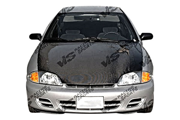 IMAGE 1 - 2003-2005 Chevrolet Cavalier 2DR/4DR OEM Style Carbon Fiber Hood by ViS Racing - 03CHCAV2DOE-010C