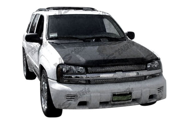 IMAGE 1 - 2002-2008 Chevrolet TrailBlazer OEM Style Carbon Fiber Hood by ViS Racing - 02CHTRA4DOE-010C