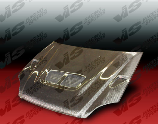 IMAGE 2 - 2000-2005 Dodge Neon 4DR EVO Style Carbon Fiber Hood by ViS Racing - 00DGNEO4DEV-010C