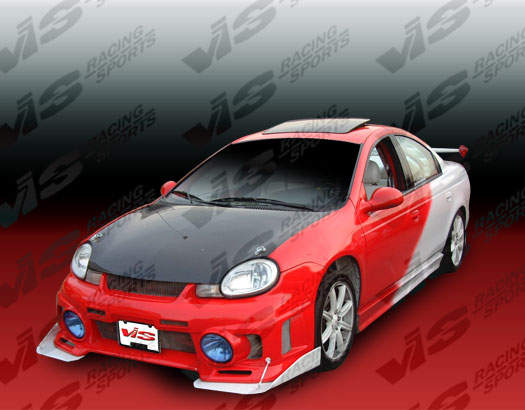 IMAGE 3 - 2000-2005 Dodge Neon 4DR OEM Style Carbon Fiber Hood by ViS Racing - 00DGNEO4DOE-010C