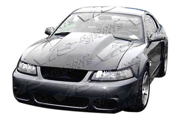 IMAGE 3 - 1999-2004 Ford Mustang Cowl Induction Style Carbon Fiber Hood by ViS Racing - 99FDMUS2DCI-010C