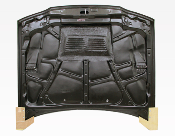 IMAGE 3 - 1990-1993 Honda Accord 2DR/4DR EVO Style Carbon Fiber Hood by ViS Racing - 90HDACC2DEV-010C