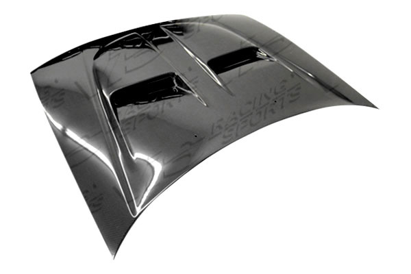 IMAGE 1 - 1990-1993 Honda Accord 2DR/4DR Xtreme GT Style Carbon Fiber Hood by ViS Racing - 90HDACC2DGT-010C