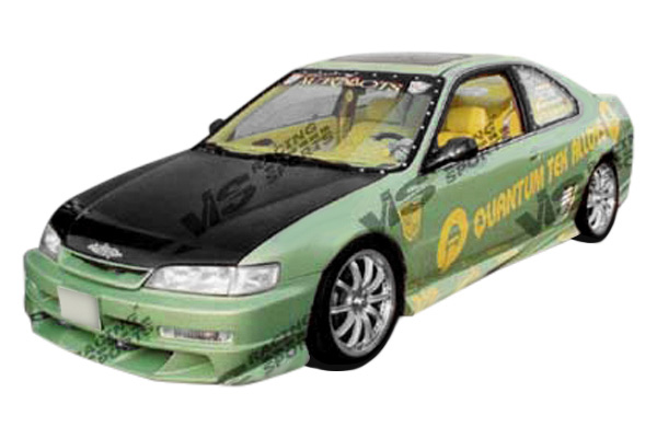 IMAGE 1 - 1994-1997 Honda Accord 2DR/4DR 4-CYL OEM Style Carbon Fiber Hood by ViS Racing - 94HDACC2DOE-010C