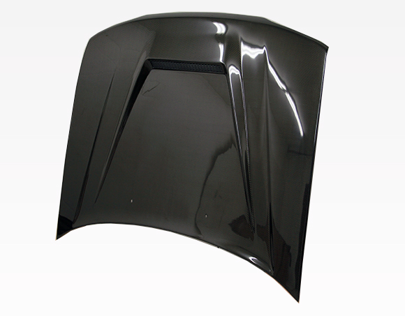 IMAGE 1 - 1994-1997 Honda Accord 2DR/4DR 4-CYL Invader Style Carbon Fiber Hood by ViS Racing - 94HDACC2DVS-010C
