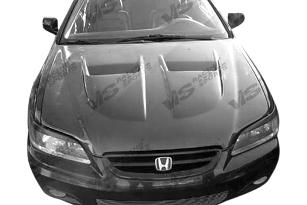 IMAGE 1 - 1994-1997 Honda Accord 2DR/4DR 4-CYL Xtreme GT Style Carbon Fiber Hood by ViS Racing - 94HDACC2DGT-010C