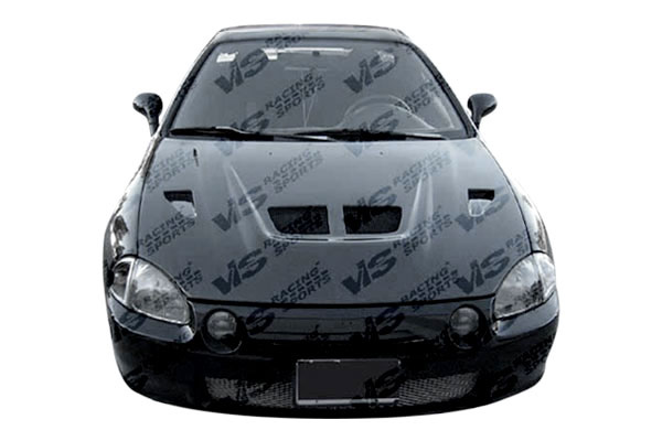 IMAGE 1 - 1988-1991 Honda CRX Xtreme GT Style Carbon Fiber Hood by ViS Racing - 88HDCRXHBGT-010C