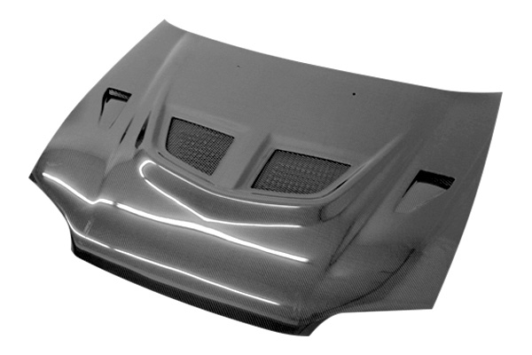 IMAGE 1 - 1992-1995 Honda Civic 2DR EVO Style Carbon Fiber Hood by ViS Racing - 92HDCVC2DEV-010C