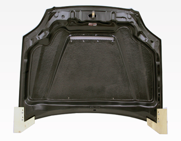 IMAGE 4 - 1999-2000 Honda Civic 2DR/4DR Invader Style Carbon Fiber Hood by ViS Racing - 99HDCVC2DVS-010C